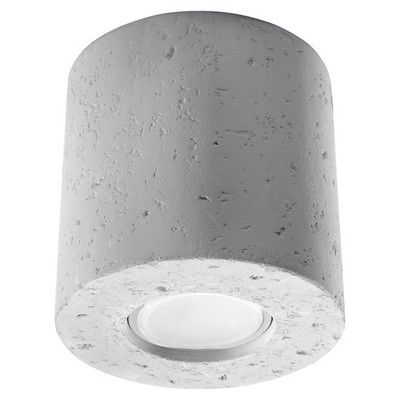 Deckenleuchte ORBIS 1 GU10 Grau Beton Sollux SL.0488