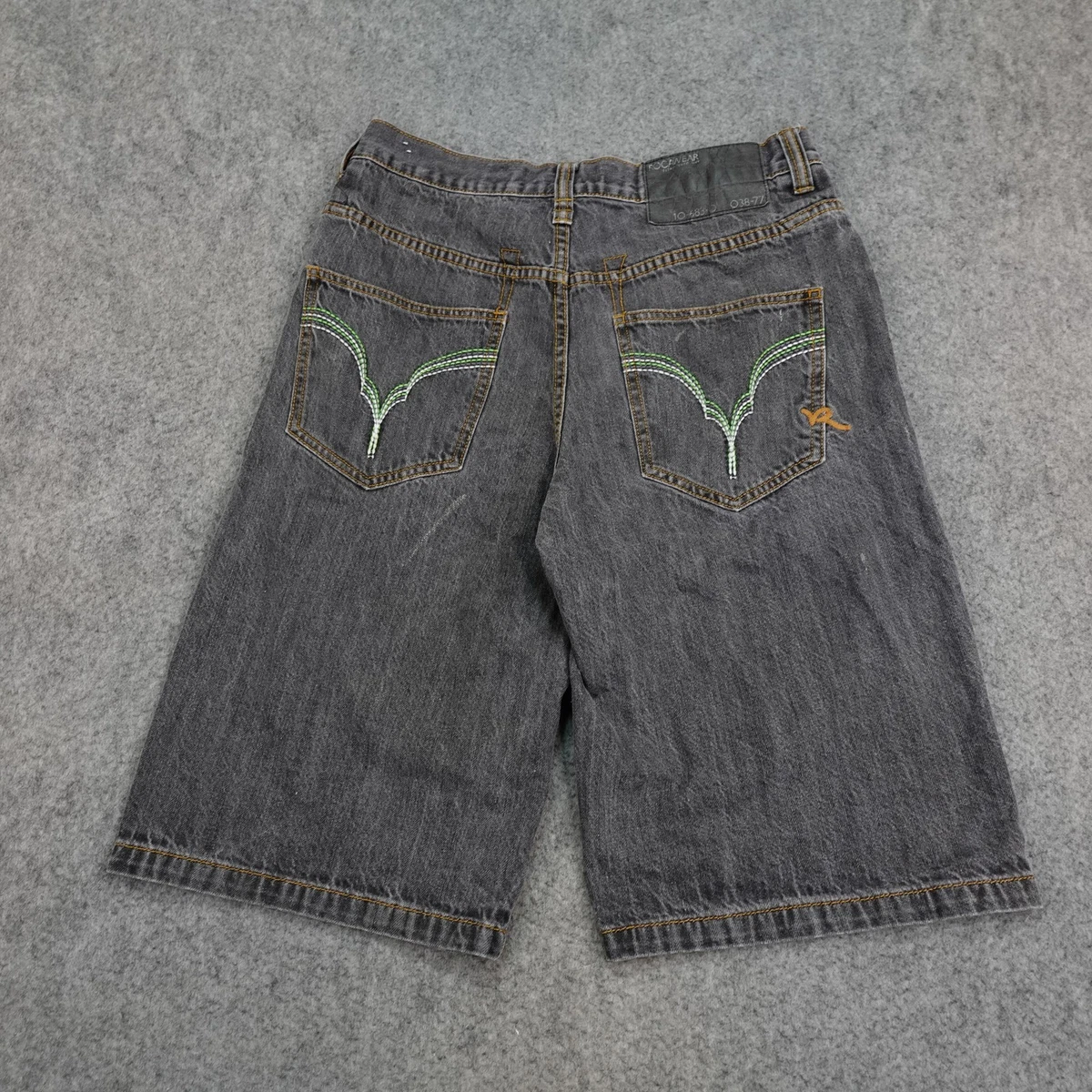 パンツ 00s ROCA WEAR denim buggy shorts greeny Rocawear Green Shorts for Men for sale | eBay