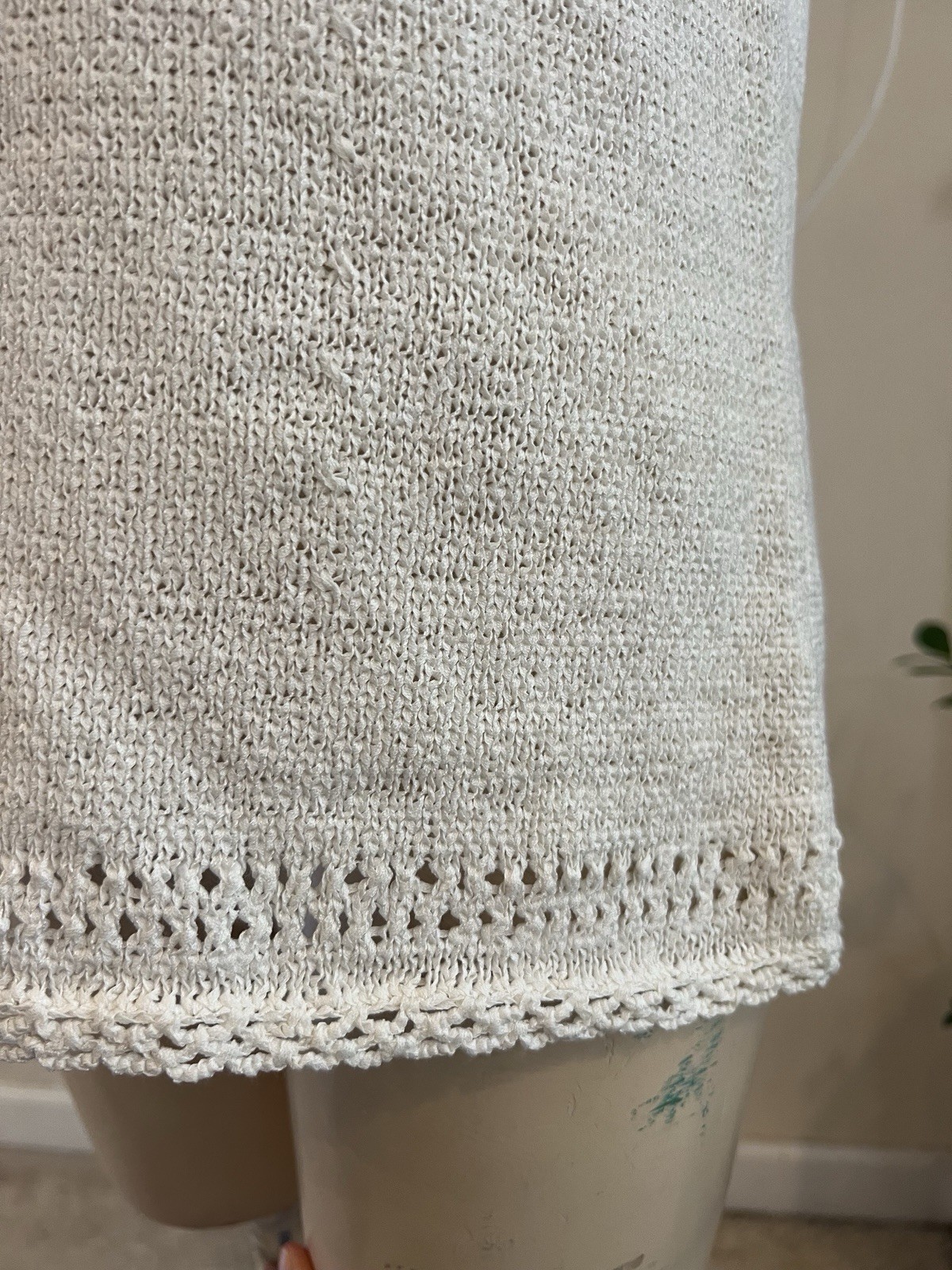 Pendleton Women’s MEDIUM Ivory Knit Sleeveless To… - image 6