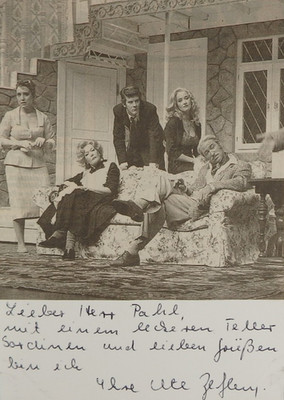 Autogramm deutsche TV- und Theaterschauspielerin Ute Zehlen (121099)