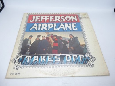 JEFFERSON AIRPLANE TAKES OFF LP Vinyl MONO RCA LPM-3584
