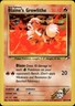 Pokemon Gym Heroes #062/132 Blaine's Growlithe (62) Common Lightly played