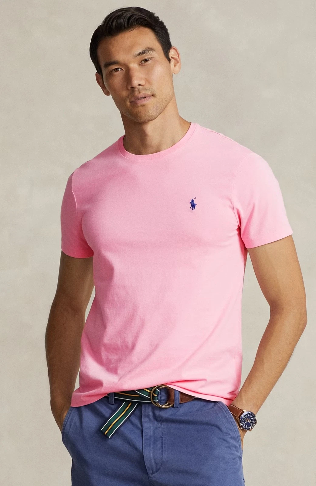 NWT Polo Ralph Lauren Big & Tall PINK Short Sleeve Crewneck T Shirt