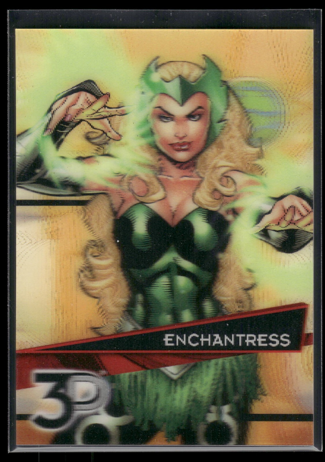2015 Upper Deck Marvel 3D #6-3D Enchantress Lenticular 3D