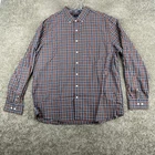 Gap Button-Up Shirt Men's Size XXL Multicolor Long Sleeve Collared Plaid Cotton