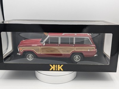 1/18 KK Scale 1989 Jeep Grand Wagoneer Red NIB