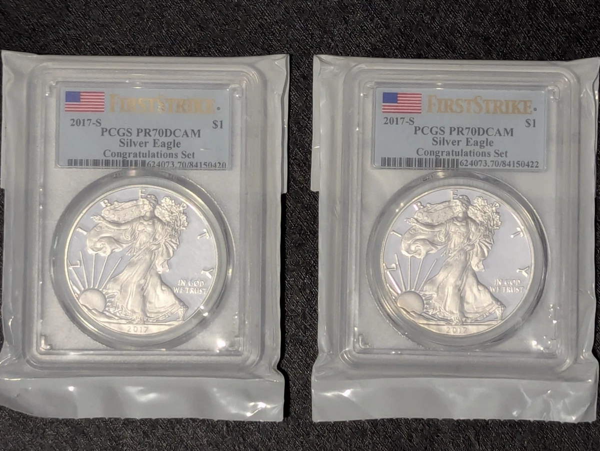 PCGS Certified PR 70 Graded 2017 Silver Bullion Coins for sale | eBay
