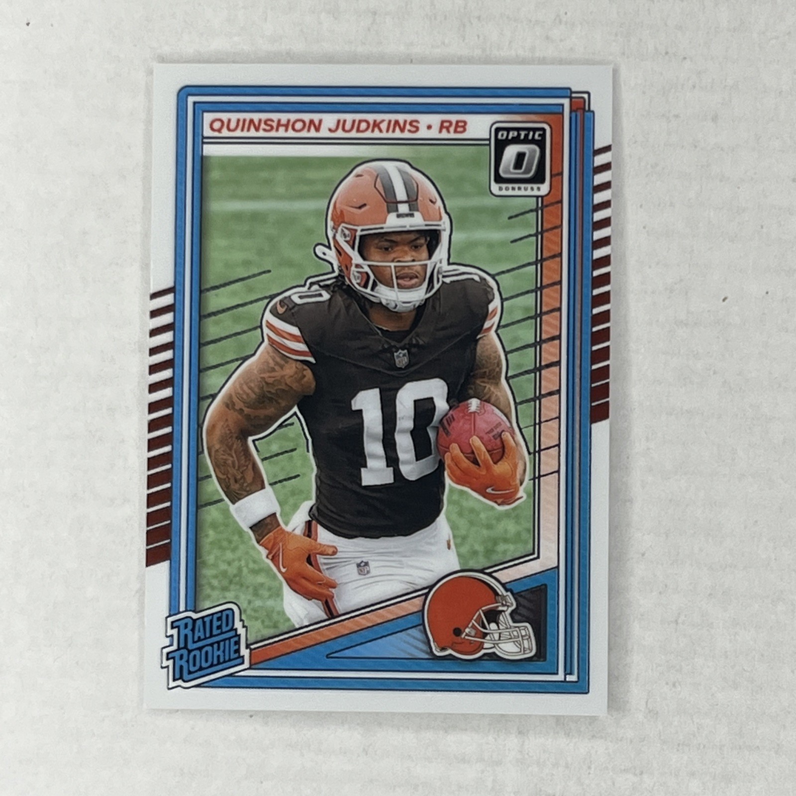 2025 Panini Donruss Optic - Quinshon Judkins Rated Rookie RC #252 Browns