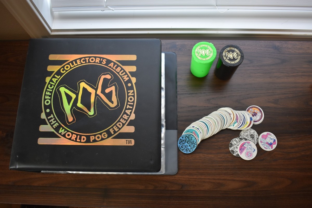 POGs lot of 53 + slammer + binder w/10 clear pages | eBay