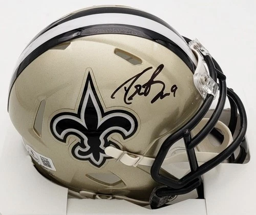 Drew Brees Signed New Orleans Saints Speed Mini Helmet (Beckett)