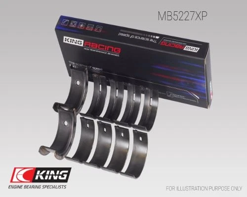CRANKSHAFT BEARING SET MB5227XP STD FOR T4D654D65T 1.8L G62B 1.8L 4G36 1.2L 4cyl - Image 2 of 4