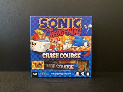 Sonic the Hedgehog Crash Course Racing Board Game Sega Not Complete No Tokens