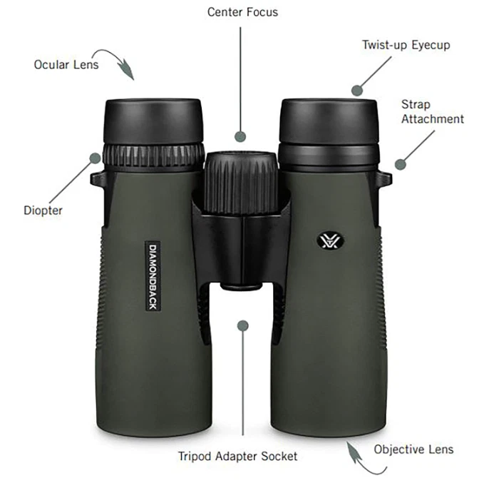 Binóculos Vortex - Diamondback HD 10x42 DB-215 - Imagem 4 de 4