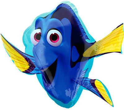 Anagram Jumbo Folien Ballon DISNEY PIXAR FINDET DORIE Ø ca 90cm Super Shape Foil