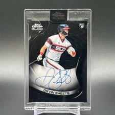 2022 Topps Chrome Black Gavin Sheets RC Rookie Auto On-Card - White Sox. rookie card picture