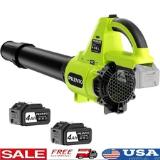 Cordless Leaf Blower 20V 650 CFM 280 MPH 3 Speed Adjustable Battery Operated New