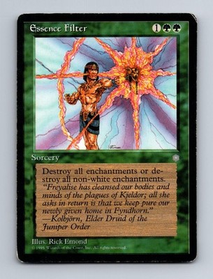 Essence Filter Common Ice Age Magic: The Gathering Moderately Played