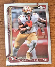 2025 Topps Chrome Football - #296 Brian Robinson Jr. 49ers