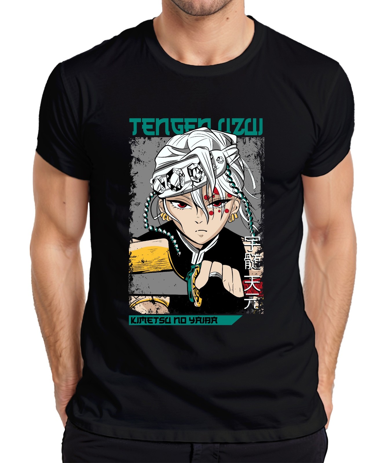 Tengen Uzui Kimetsu no Yaiba Sound Hashira Anime Regalo Japón Y2K Streetwear H