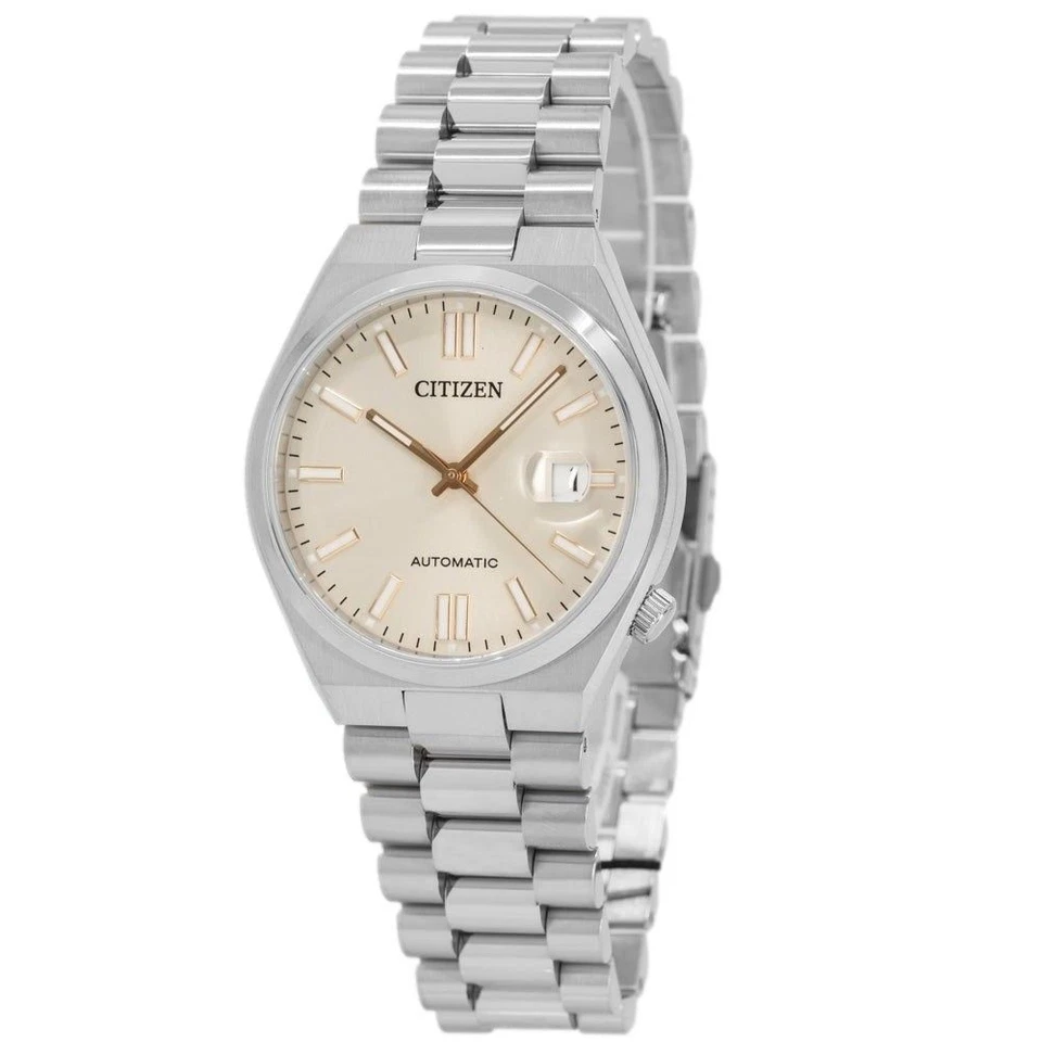 Citizen Tsuyosa Stainless Steel Beige Dial Automatic NJ0151-88W Men's Watch - Image 2 of 4