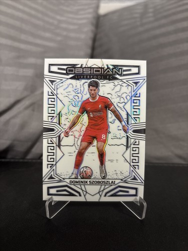 Dominik Szoboszlai [White Pulsar Electric Etch] #63 2023 Panini Obsidian card