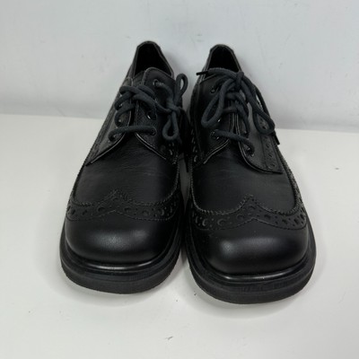Dr. Martens Black Brogues Made In England Mens Sz 8 Wingtip Chunky Platform Shoe Dr. Martens Black Brogues Made In England Mens Sz 8 Wingtip  main image 3