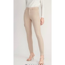 Old Navy Pixie High Rise Ankle Pants Tan Beige Women's 16 NWT Stretch