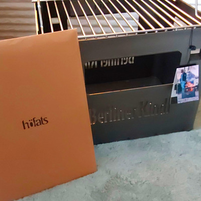 höfats BEER BOX BERLINER KINDL Feuerkorb BBQ GRILLROST