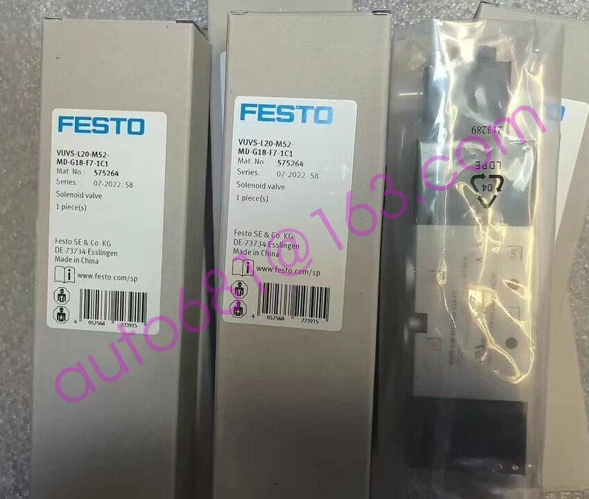 Festo VUVS-L20-M52-MD-G18-F7-1C1 575264 Solenoid Valve New One Free Shipping #A
