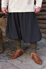 Burgschneider - Rus Pants Borys Herringbone Black/Grey medieval fantasy costume