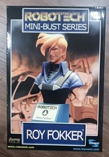 Robotech MACROSS Mini Bust Series Roy Fokker Collectible Statue PILOT TOYNAMI 