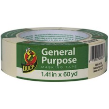 Duck Brand General Purpose Masking Tape: 1.41 in. x 60 yds. Natural 286510