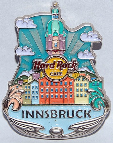 Hard Rock Cafe INNSBRUCK Year 2017 City Icon Pin - Picture 2 of 2