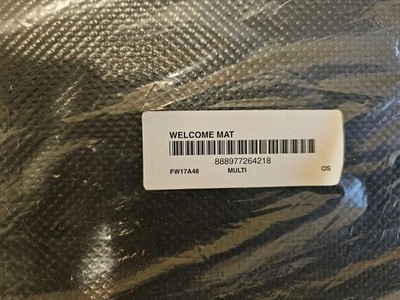 SUPREME WELCOME MAT FW17 MULTICOLOR THERE IS NOTHING HERE WORTH