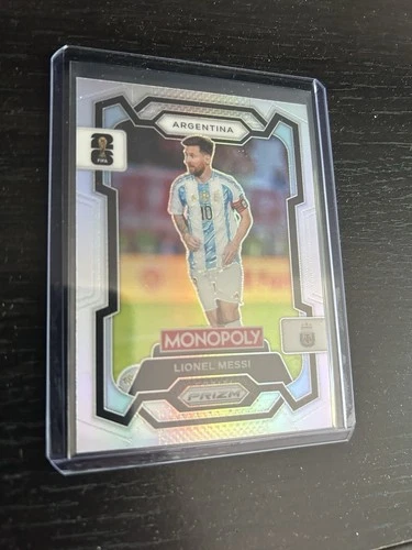 Lionel Messi 2026 FIFA World Cup Panini Prizm Monopoly #1 Silver Prizm Argentina