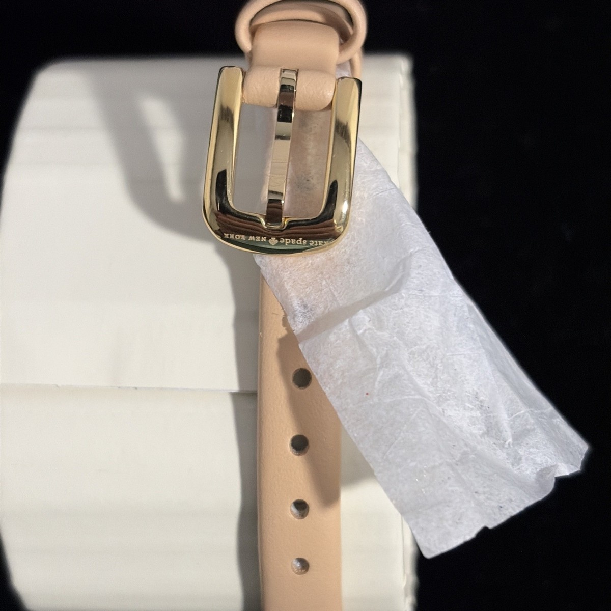 kate spade Pink Floral Dial Leather Strap Watch and Flower Stud Earrings NIB Kate Spade New York Metro Flower watch & Earring Set - NIB  main image 3