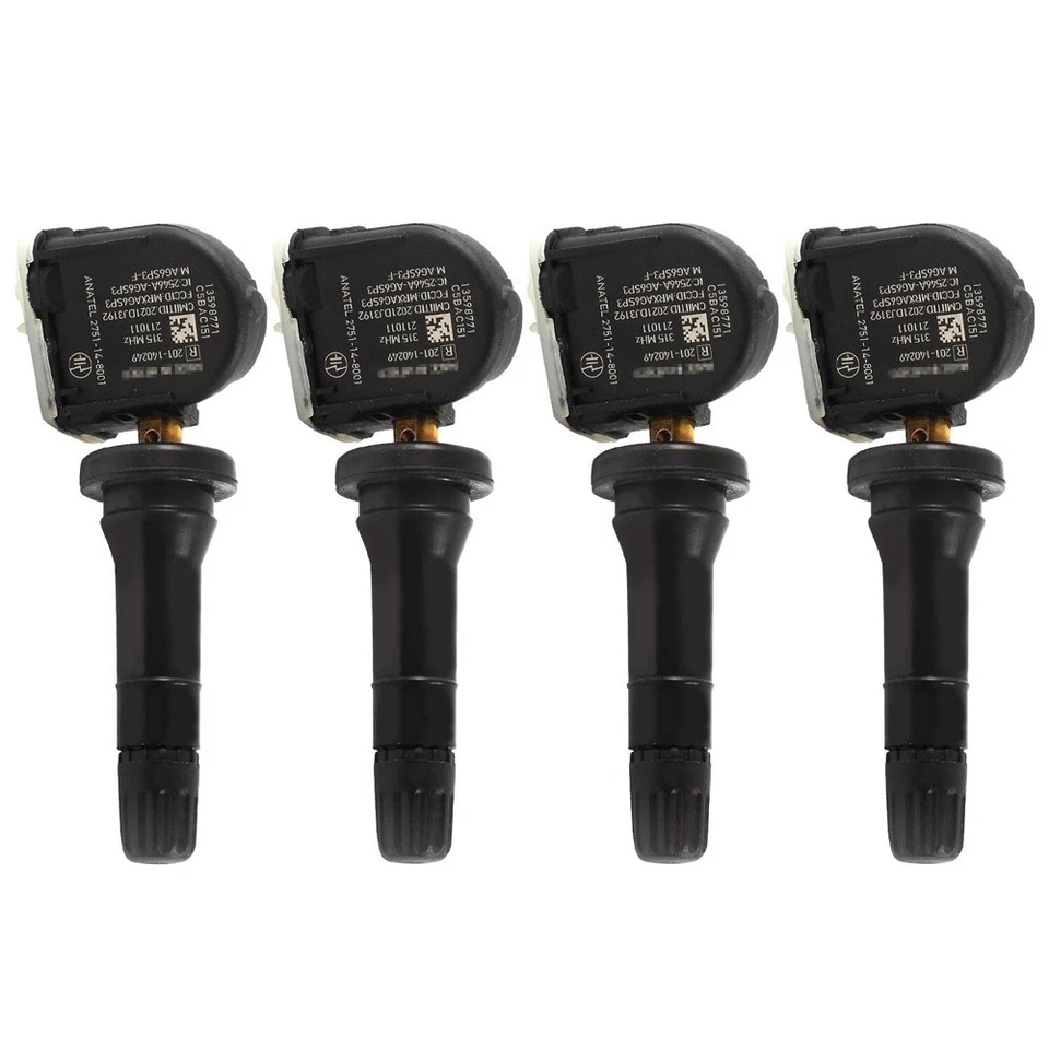 4Pcs Genuine OEM 13598771 Tire Pressure Sensor TPMS 315MHz For GMC Buick Chevy - Image 4 of 4