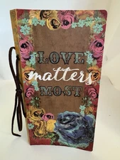 Brave Girl Blank Journal, Decorated with Roses and Love Matters Most DemDaco
