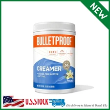 Bulletproof French Vanilla Creamer, 29.6 Ounces, Keto Coffee Creamer with MCT Oi