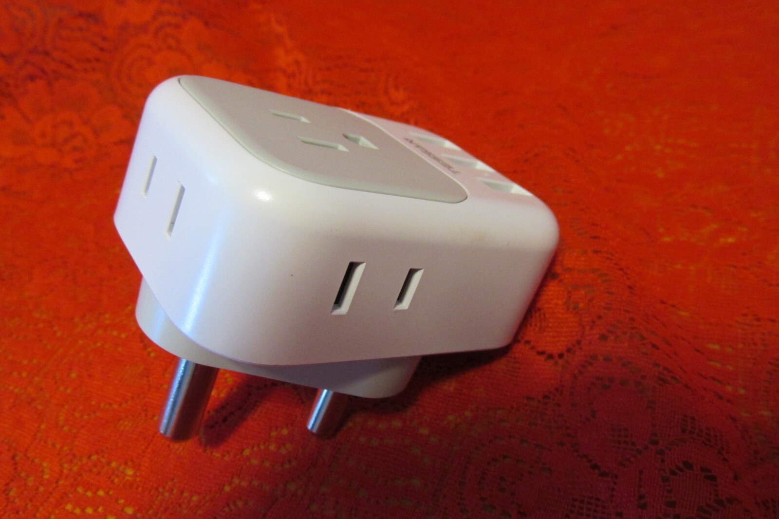 Tessan South Africa Power Adapter TypeM Plug Adaptor w/4 Outlet 3 USB ...