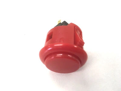 Bouton OBSF-24 original Sanwa rouge 24 mm borne Arcade video PRO ***