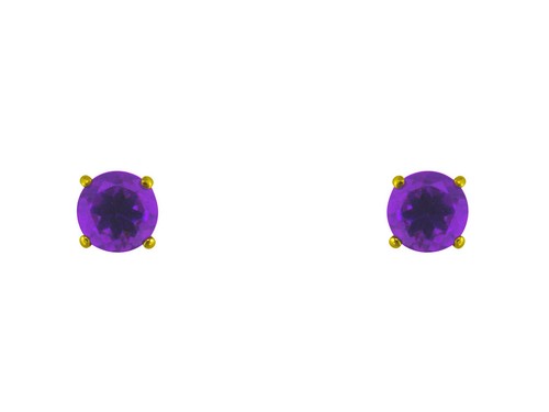 9ct Gold BIRTHSTONE Earrings Butterly ALL MONTHS January - December Gift For Her - Picture 12 of 48
