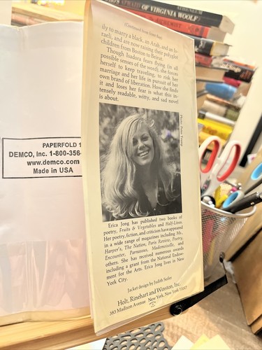 Fear of Flying Erica Jong Erstausgabe eine sehr gute Kopie!! - Bild 10 von 10
