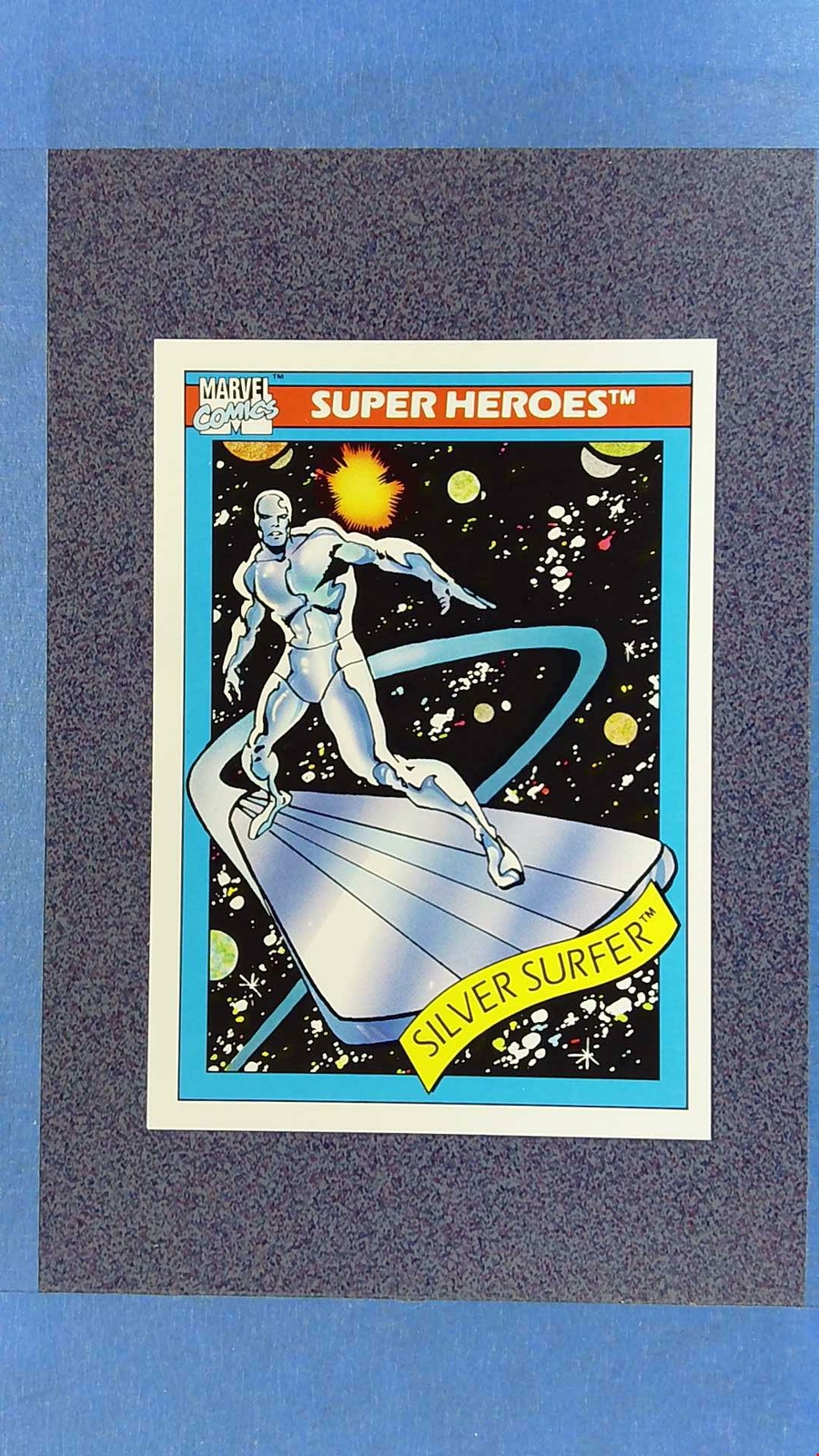 1990 Marvel Universe SILVER SURFER #32 Comics Super Heroes ~MR38