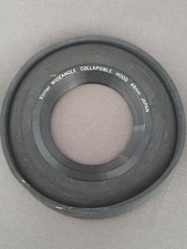 Vivitar 49mm Lens Hood Shade Rubber Double Threaded Wide Angle - Free Shipping