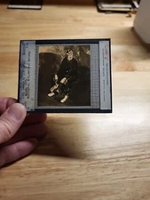 Vintage Magic Lantern Slide-Miner-Painting By George B. Luks