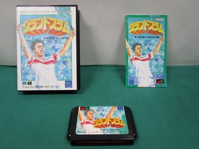 SEGA Mega-Drive - GROUND SLAM The Tennis Tournament '92 - JAPAN GAME. MD. 12073