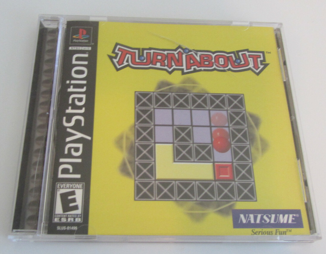 Turnabout (Sony PlayStation 1, 2003) PS1 Complete FAST SHIP Acceptable