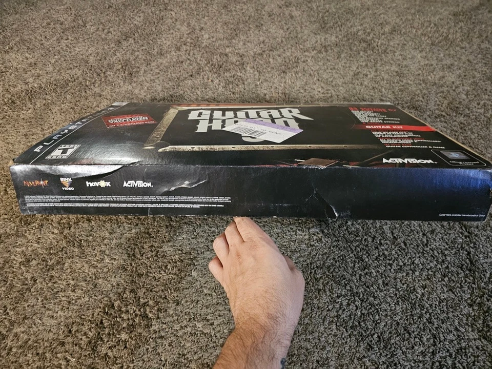 Guitarra inalámbrica Guitar Hero Band Hero 5 PS2 PS3. SIN dongle. Con CAJA ORIGINAL+ juego Foto 2 de 4