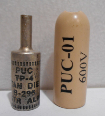 Penn-Union PUC-01 TP-4 Aluminum Terminal Plug Pin B-296 #4 STR AL9CU